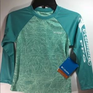 Columbia Rash Guard SPF 50 shirt size XXS 4-5